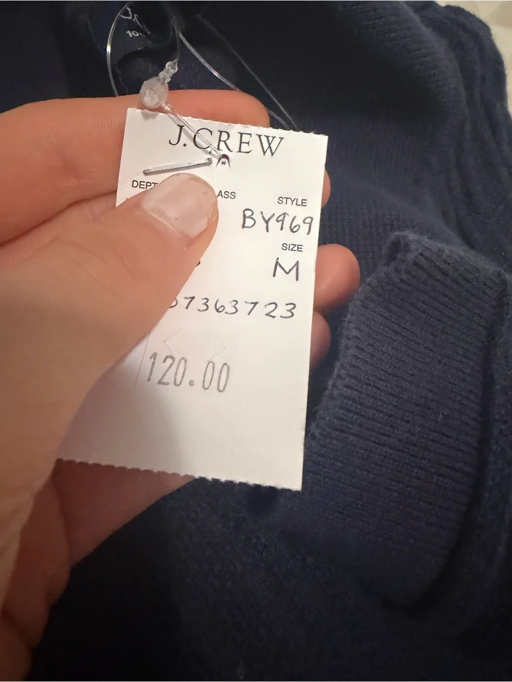 J. Crew 100% cotton